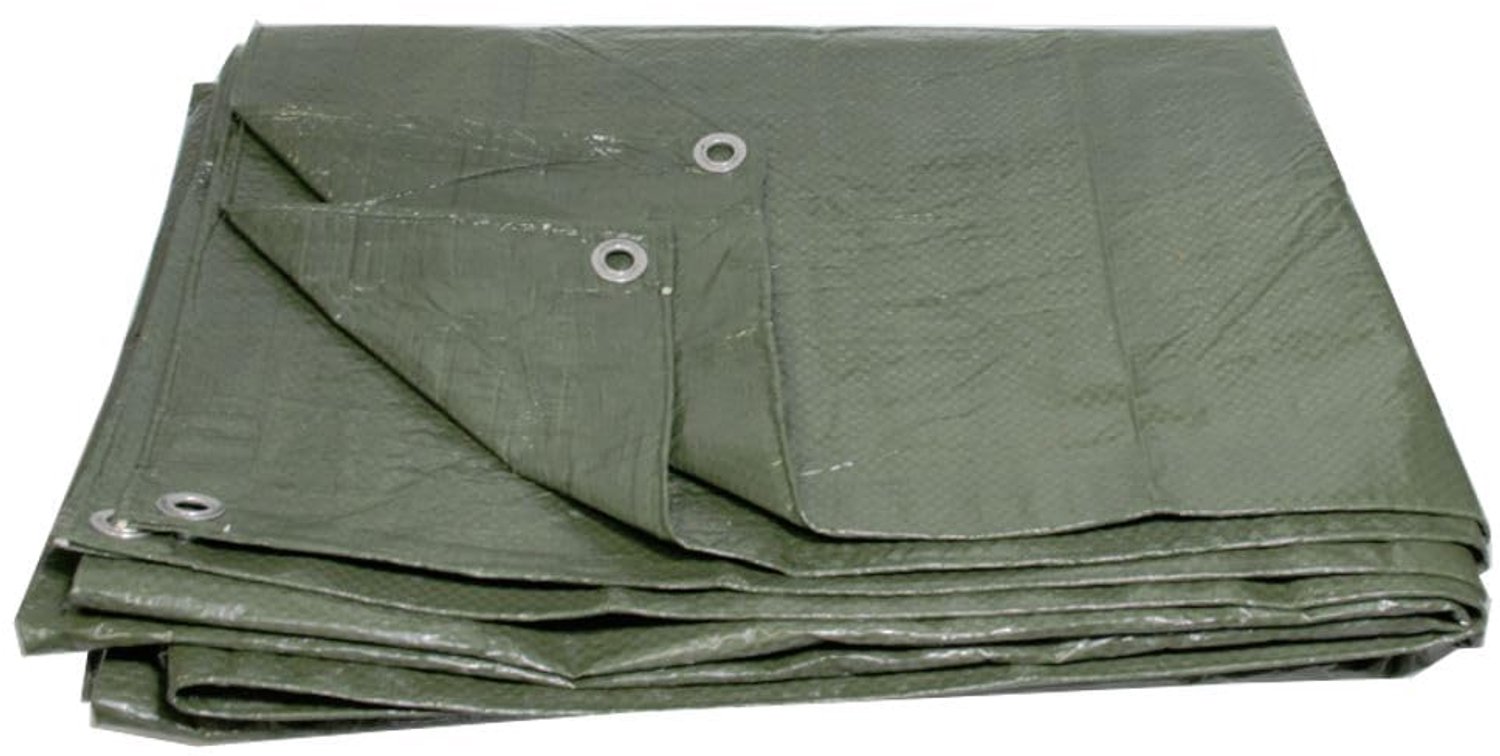 Robuust Waterdicht Afdekzeil in Groen, 8 x 12 m