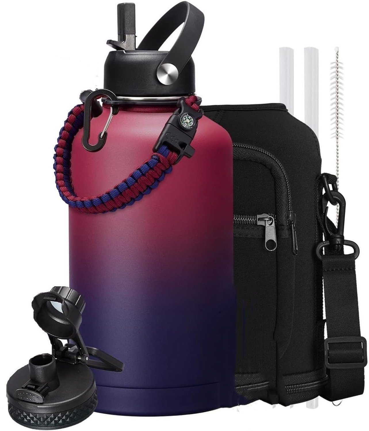 Roestvrijstalen Thermosfles met Accessoireset