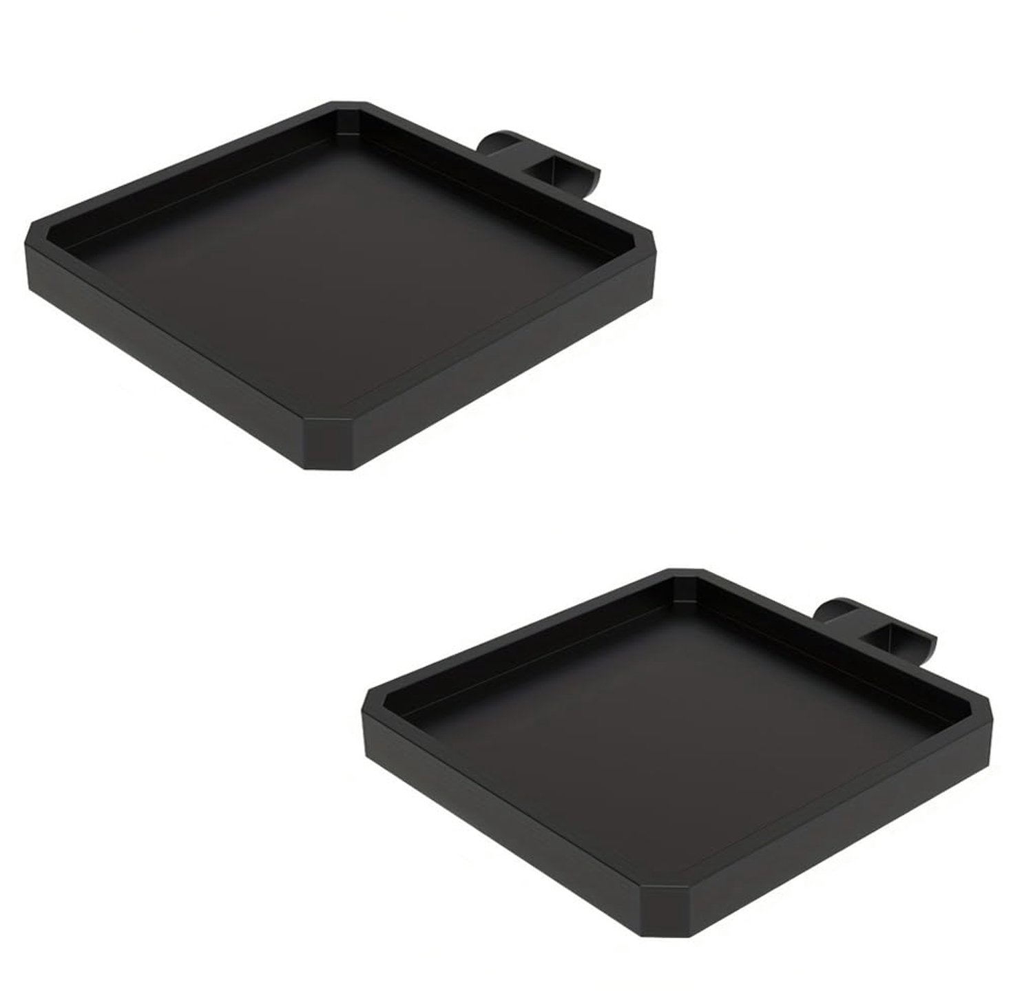 Set van 2 Vierkante Plantenhouders voor Wanddecoratie