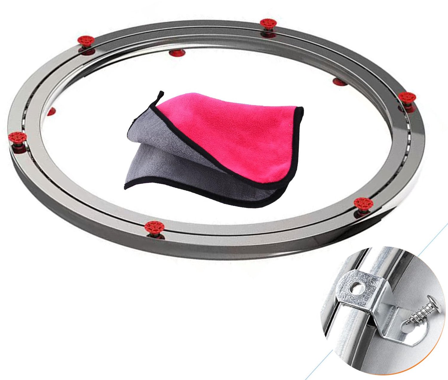 RVS Draaitafel voor 360 Graden Rotatie, 60 cm