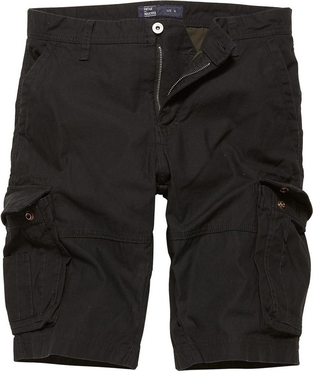 Vintage Industries Rowing Heren Shorts – 3XL Zwart
