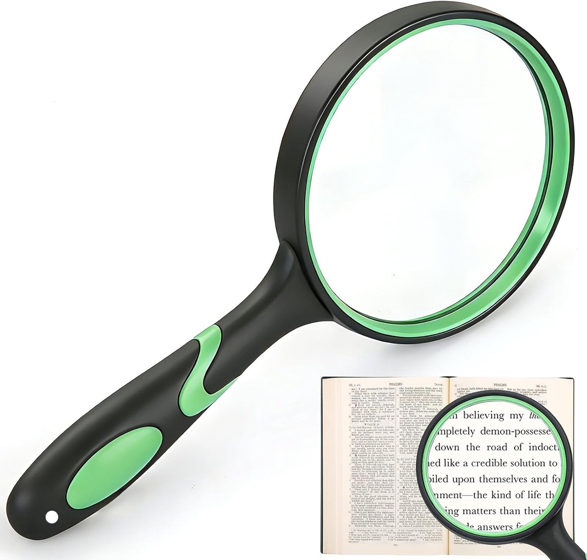 Magnifying Glass for Children, 30-Way Reading Magnifier, 100 mm Large Hand Magnifier, High Definition Magnifier - ShopVlot
