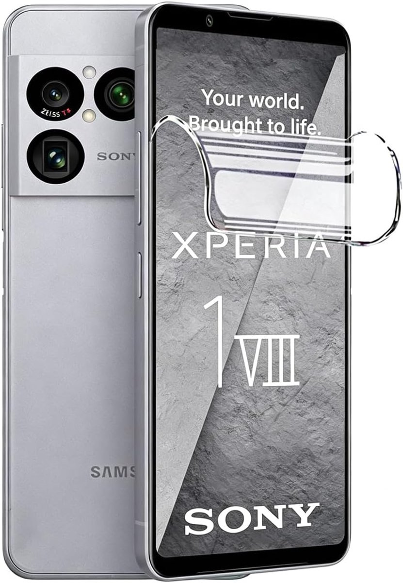 3 stuks displaybeschermfolie voor Sony Xperia 1 VIII 6,5 inch - vingerafdrukvriendelijk - hoesvriendelijk - ShopVlot