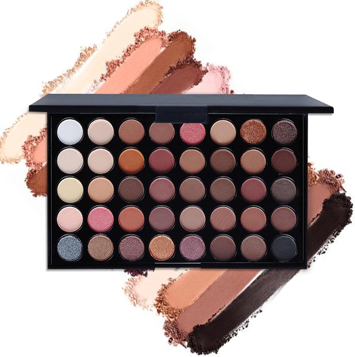 Oogschaduwpalet 40 Kleuren - Matte, Parels en Glitter - Voor Dagelijks en Feest Make-up - ShopVlot