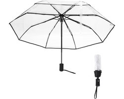 Transparent Automatic Umbrella, Pocket Umbrella, Automatic Umbrella, Clear Pocket Umbrella, Storm-Proof Umbrella, Mini - ShopVlot