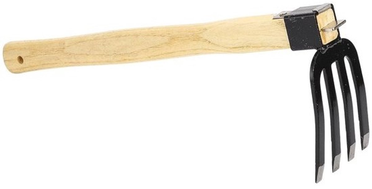 Handgereedschap voor tuinieren - Tuinhark Houten Steel - Schoffel Vork Combo-schoffel - Wortels snijden Wieden Ploegen Egaliseren - Verpletteren van Grond.