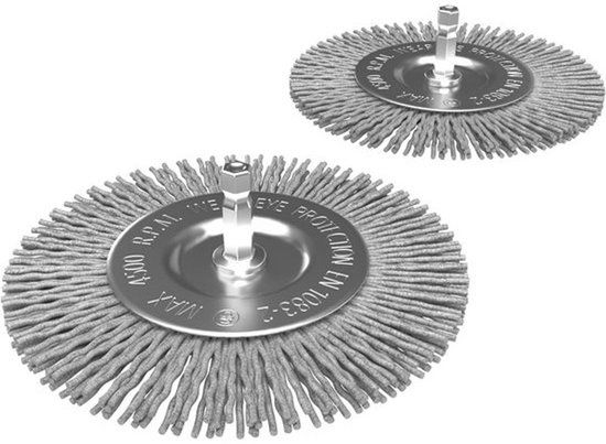 2 stuks reserveborstels - Nylon - Voor voegenborstel - Geschikt voor boormachine — afbeelding 3