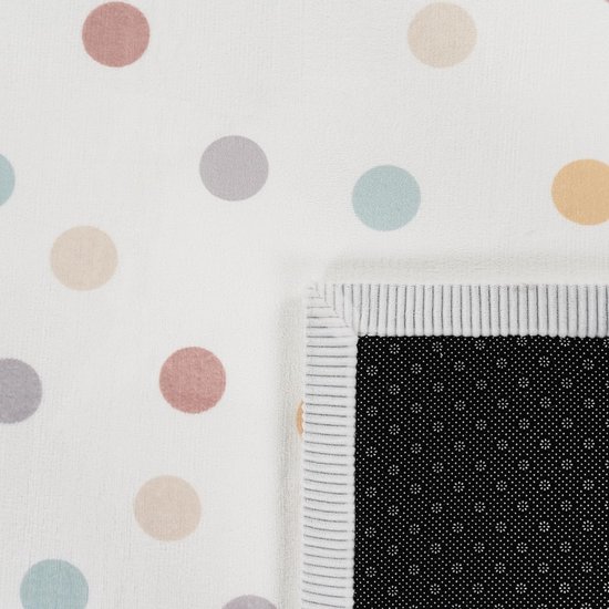 Home Tapijt Voor Kinderen Vloerkleed Kinderkamer Antislip Regenboog Dierlijk Motief Stippen, Maat:80x150 cm, Kleur:Veelkleurig — afbeelding 4