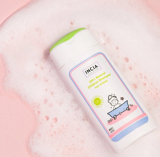 INCIA Kinder Shampoo 50 ml - sulfaatvrij, zonder parfum, zonder parabenen, zonder siliconen, voor gevoelige huid, vegan, dierproefvrij van Incia — afbeelding 2