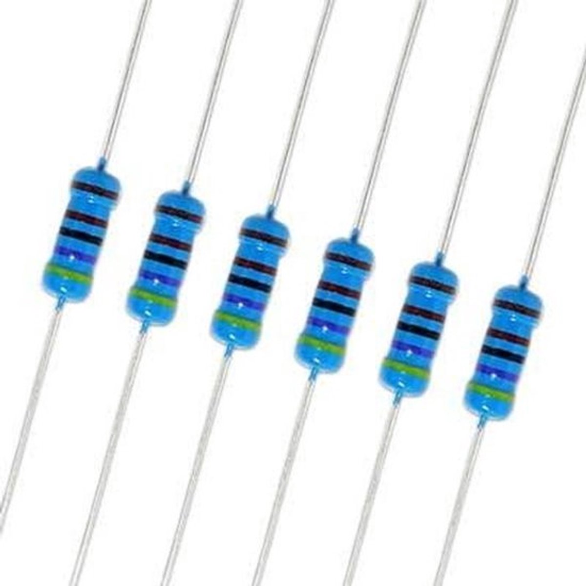 Vaste weerstanden - Metaalfilmcomponenten - Voor elektronische projecten - Hoge temperatuurbestendigheid - 25 stuks - 1 W - Niet van toepassing