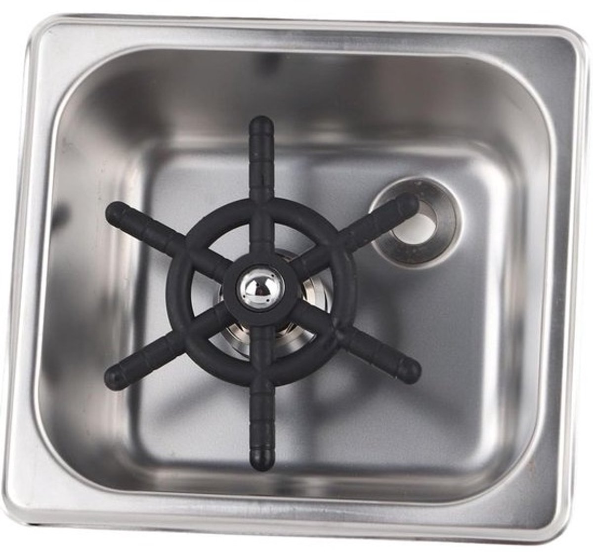 Automatische Glasreiniger - Reiniger voor Spoelbakken - Glazen Snel Spoelen - Reiniging met Hoge Druk - Mondstuk van 115 cm - Zilver en Zwart