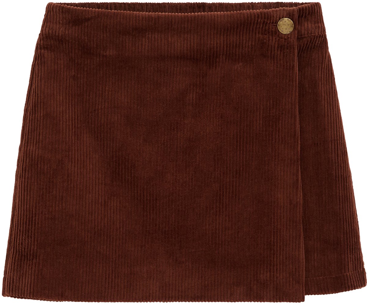 WE Fashion Meisjes corduroy rok met overslag