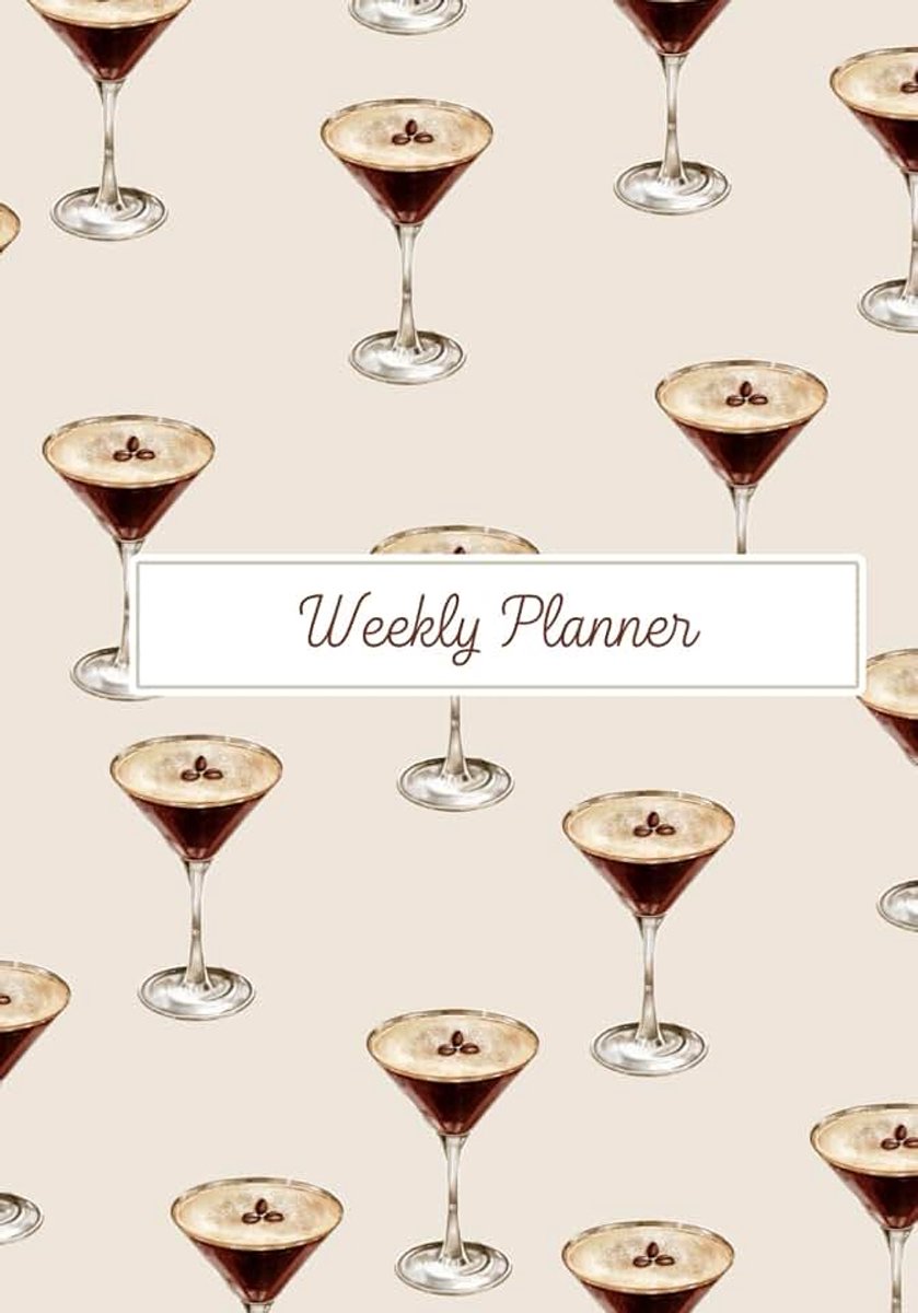 Espresso Martini Weekly Planner