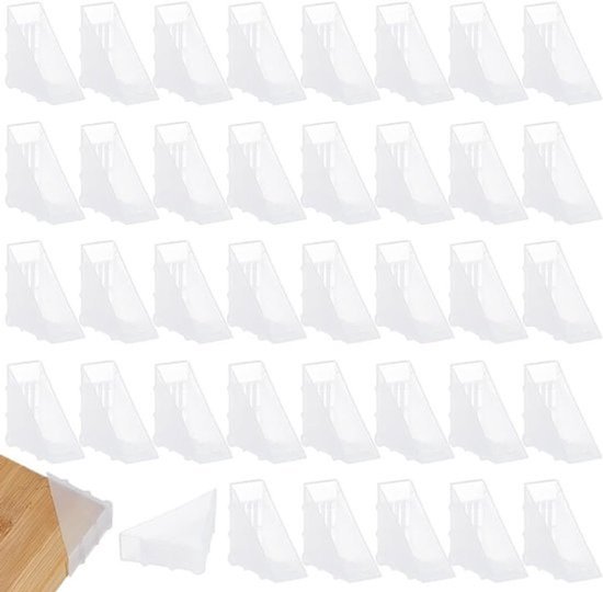 100 stuks witte glazen hoekbeschermers