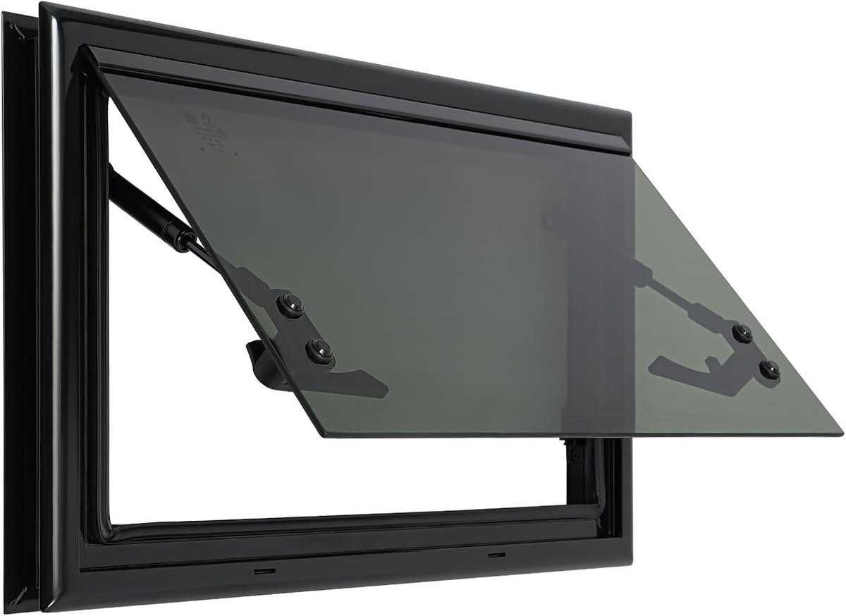 Uitzetraam, 500 x 300 mm, camper, raam, zijraam, push-raam voor camper, caravans