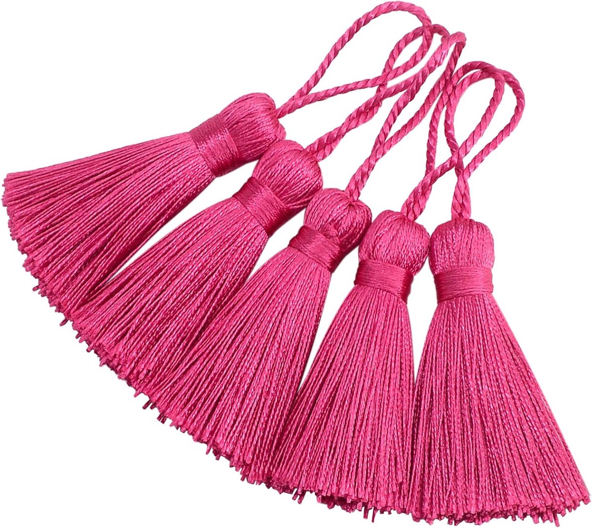 20 stuks mini zijdeachtige kwasthangers, handgemaakte zachte knutselen voor bladwijzers, accessoires, doe-het-zelfprojecten, oorringen, sieraden, cadeau, sleutelhanger, gordijn en tas, decoratie