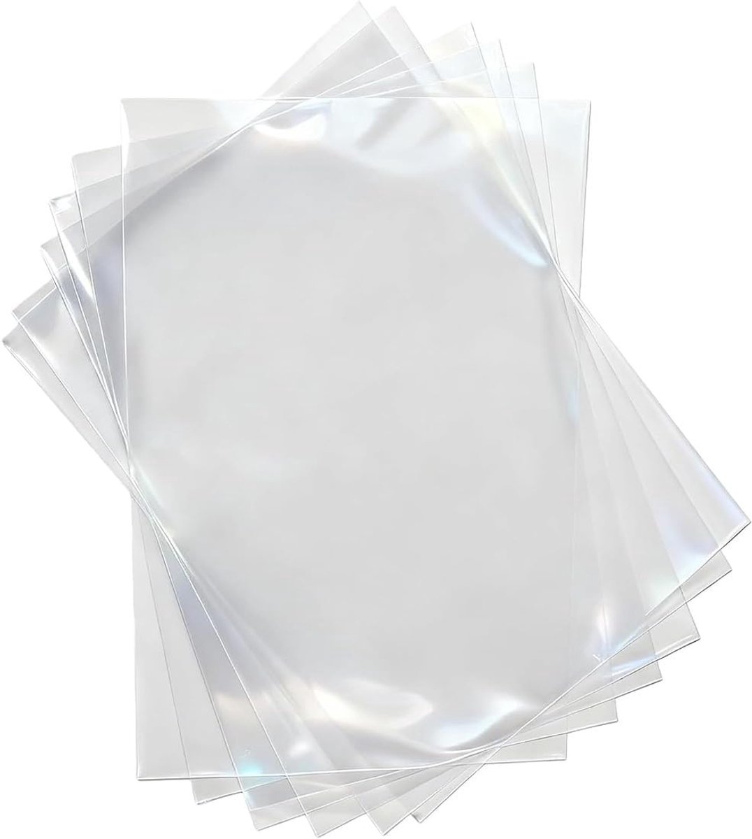 Naaiaccessoires, 6 stuks, A4, knisterpapier als naaiaccessoire voor speelgoed, stoffen boeken en knutselwerk met aangenaam knettergeluid