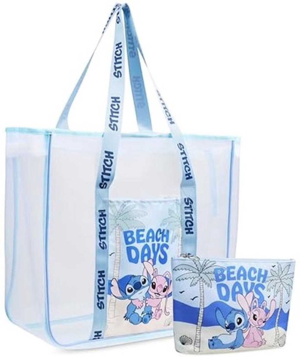 Mesh Tote Bag for Women and Teens - Stylish Zipper Beach Bag for Travel, Gym, Picnic and Swimming