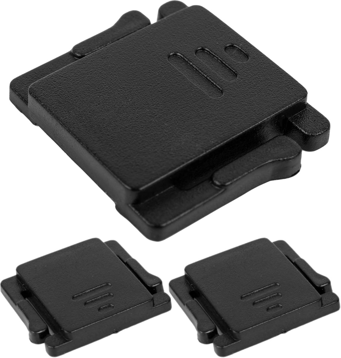 Hoes, Set van 3, Camera Beschermingshoezen, Geschikt voor Canon EOS- en Sony Alpha-camera's, Beschermhoes voor het opzetten van een flitsschoen, Camera Beschermingsaccessoires, hotshoe cap