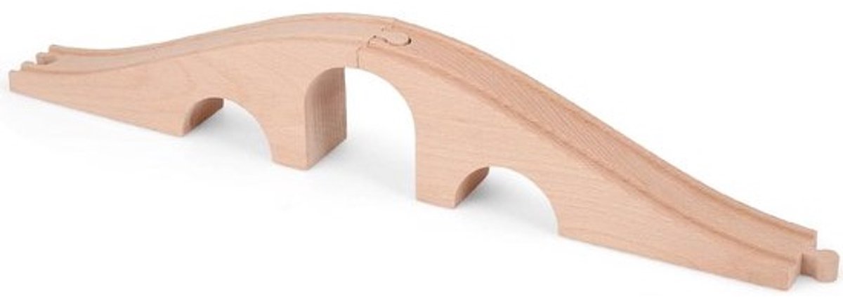 Houten spoorbaanaccessoires - spoorwegbruggen, tunnels en boogbruggen voor andere railsystemen