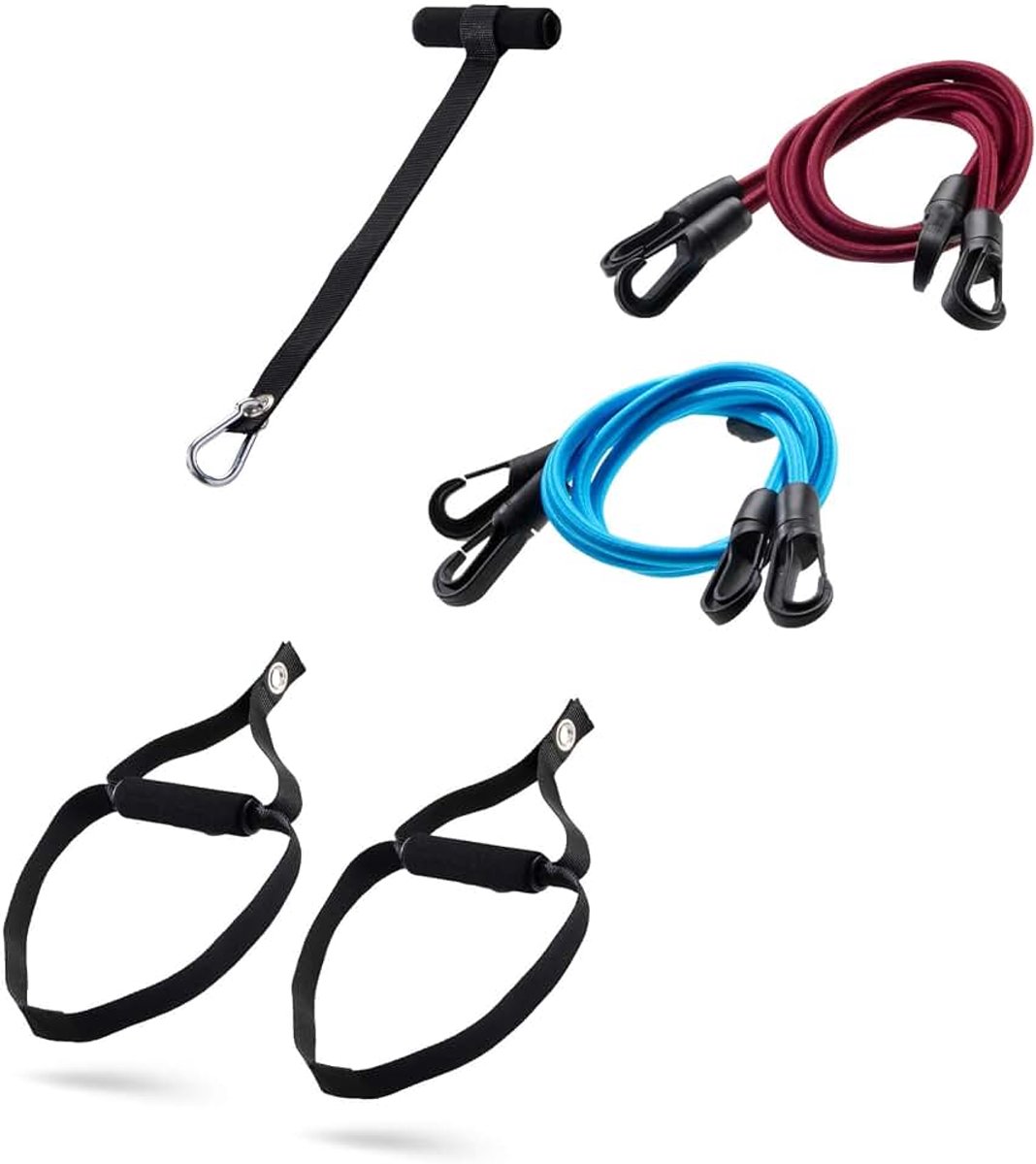 Expander, blauw en rood, één maat