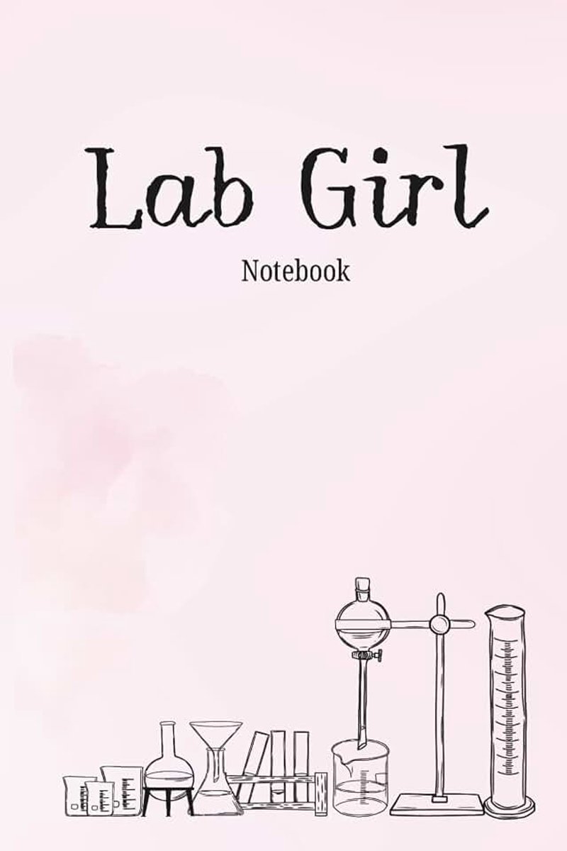 Girl Notebook: Aesthetic Lined Science Journal for Women & Girls in Laboratory, Cute Notebook for Chemistry, Biology, and Biotech Students6×9 Inches