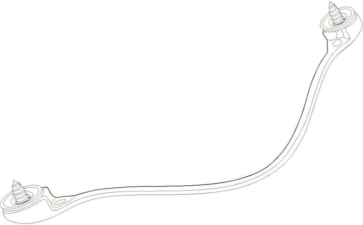 Shad D1B1TIR Reservebegrenzingsstrips voor binnen, zwart