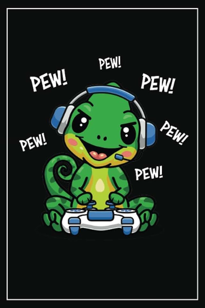 Chameleon Journal - Chameleon Gifts: Chameleon gamer! Cute Chameleon gift for Chameleon lovers, Chameleon mom, Chameleon gift for women, men, kids, ... Chameleon birthday gift, video game gifts