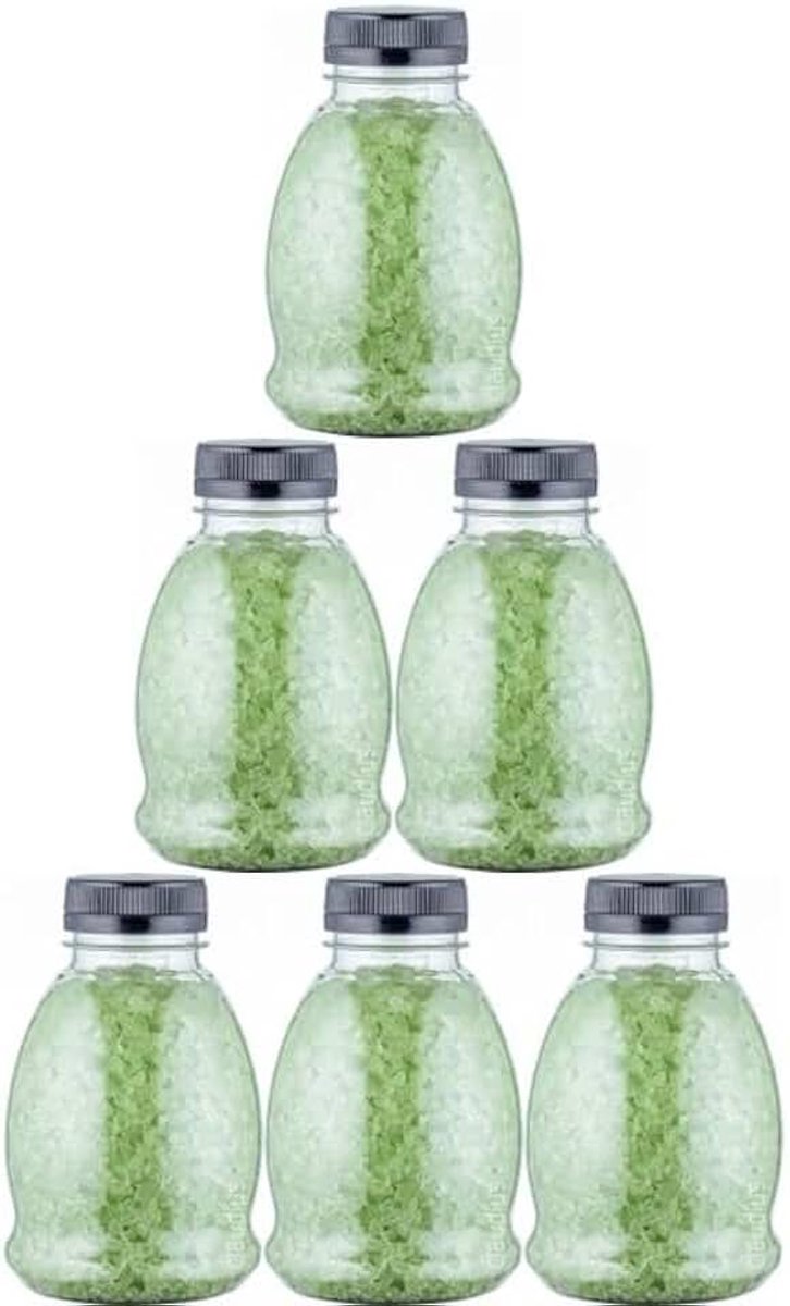 Badzout Eucalyptus 375 gram met zwarte dop - 6 stuks