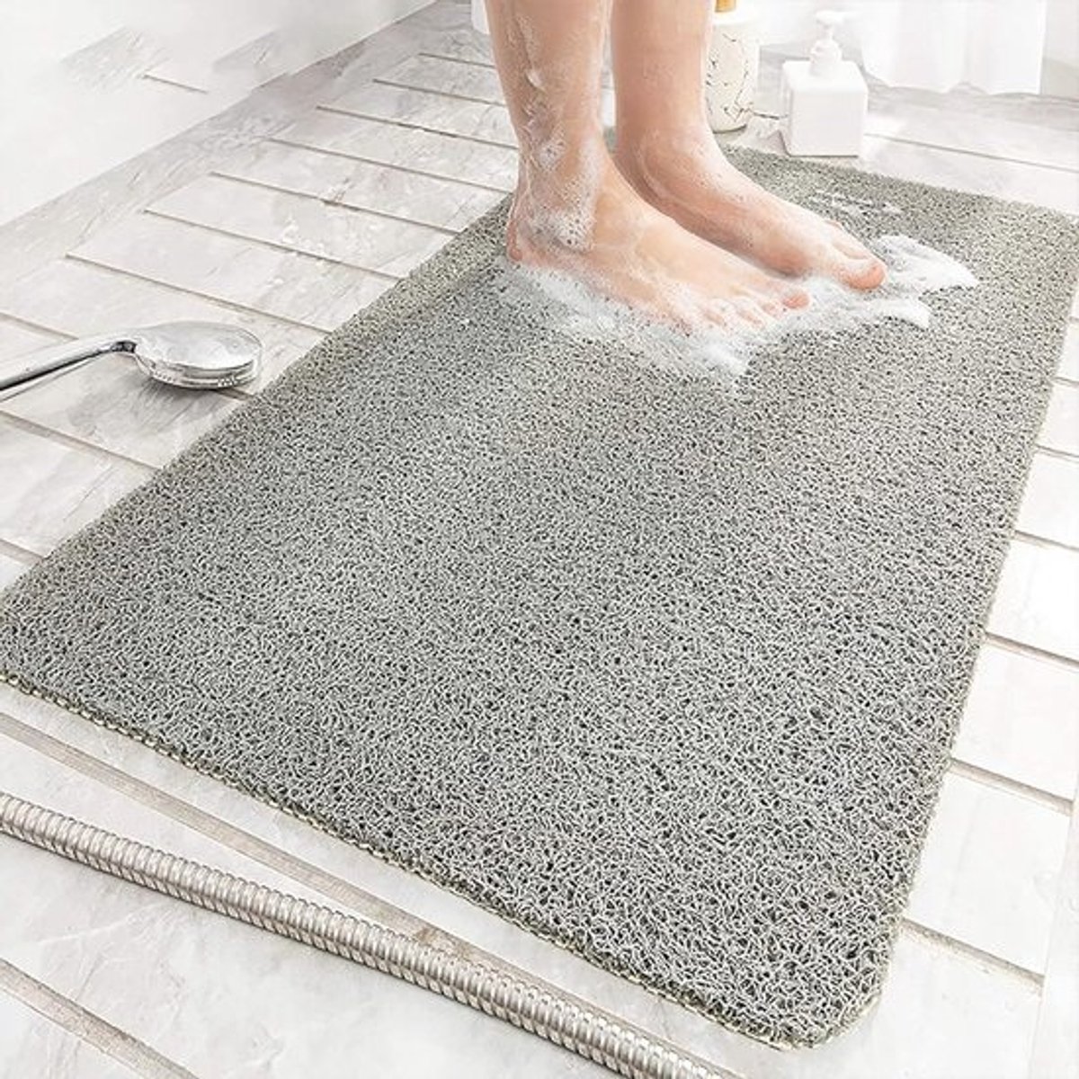 Antislip Douchemat 40 x 60 cm - Zachte en Duurzame Badmat voor Binnendouche