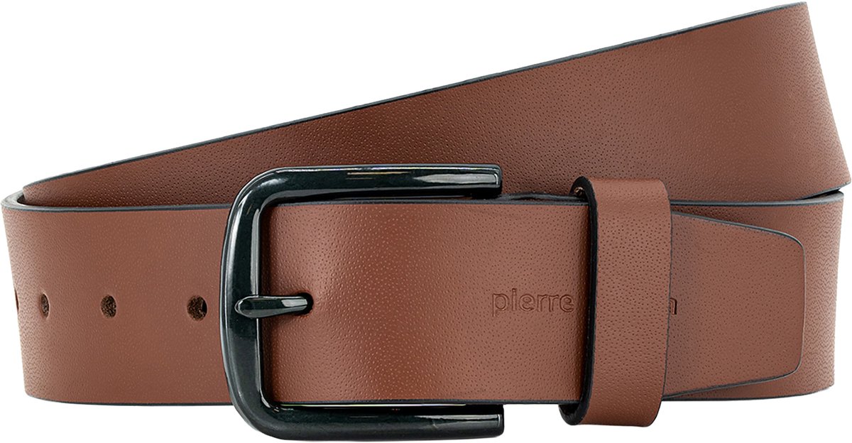 PIERRE CARDIN leren heren riem - cognac