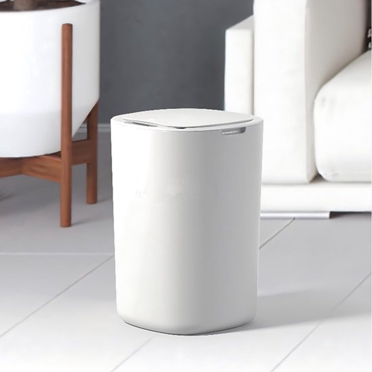12 liter Automatische Afvalemmer met Sensor - Wit - Touchless - Waterdicht - Voor Keuken, Badkamer, Kantoor