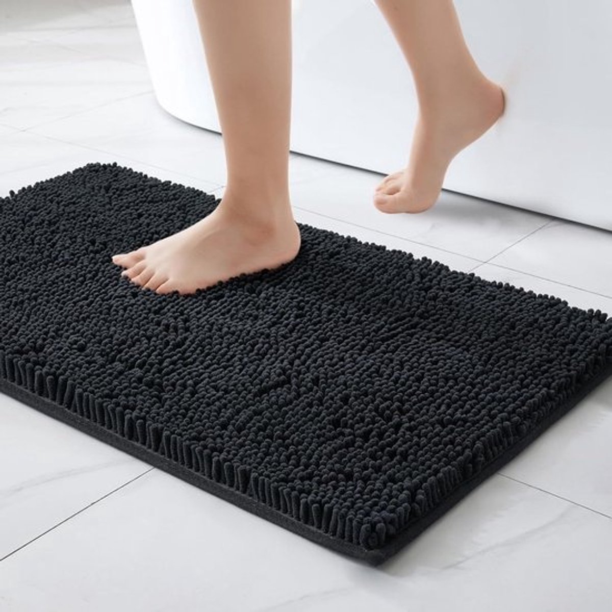 Badmat 40 x 60 cm, super absorberend, zacht en antislip badkamertapijt