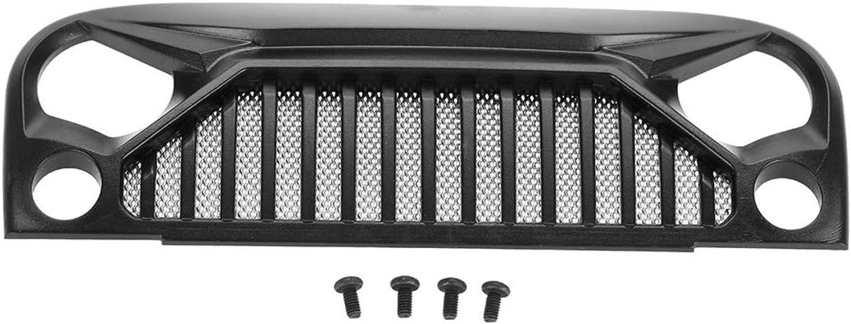 Crawler Grill Body, Plastic Grille Body with Screws Front Accessory Set Compatible with Crawler RC 1:10 Car