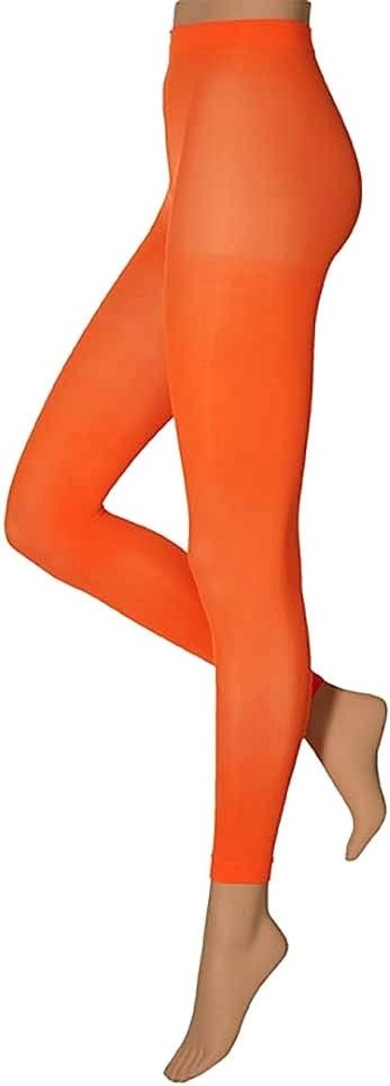 Krautwear Leggins voor dames en meisjes, 60 denier, carnaval, yoga, zwart, rood, blauw, wit, rood, neon, roze, groen, geel