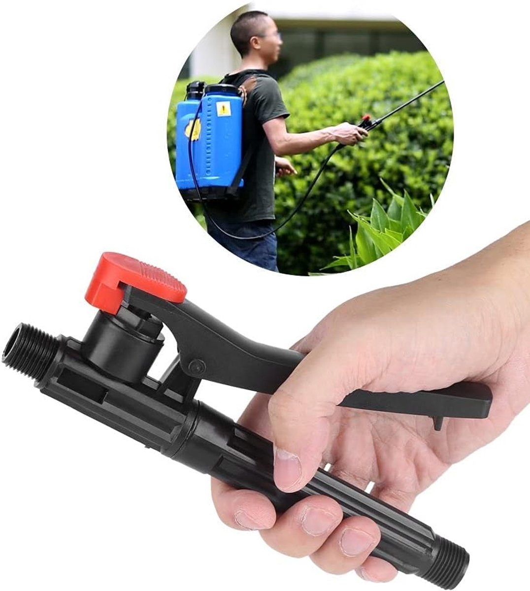 Gun Sprayer Handvat onderdelen Tuin Onkruid Ongediertebestrijding, zwart