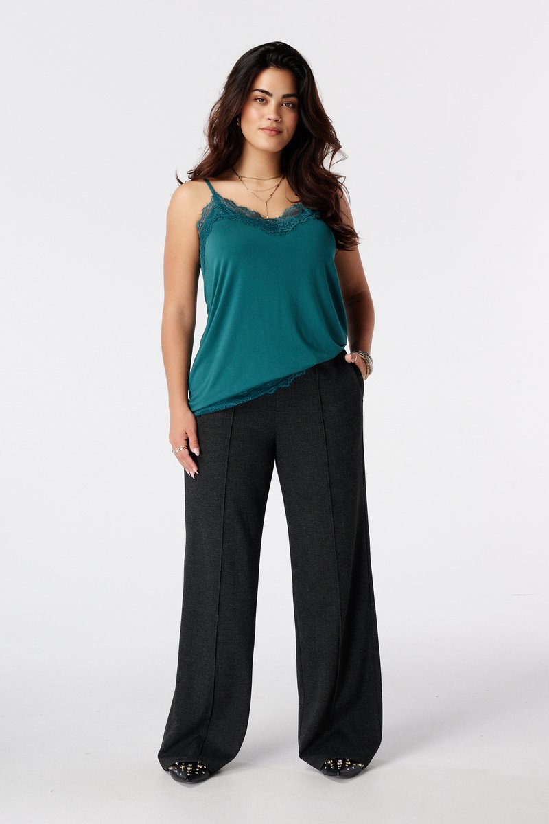 MS Mode Broek Pantalon met print