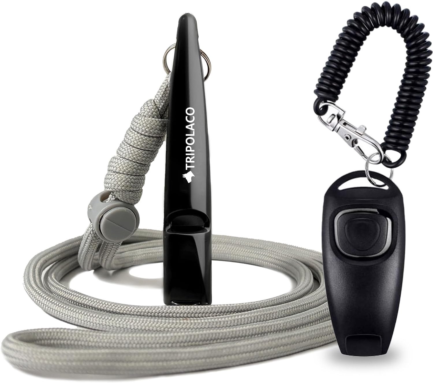 Hondenfluitje terugroeptraining - inclusief fluitband en hondenklikker - duidelijk signaal voor training - Vemera