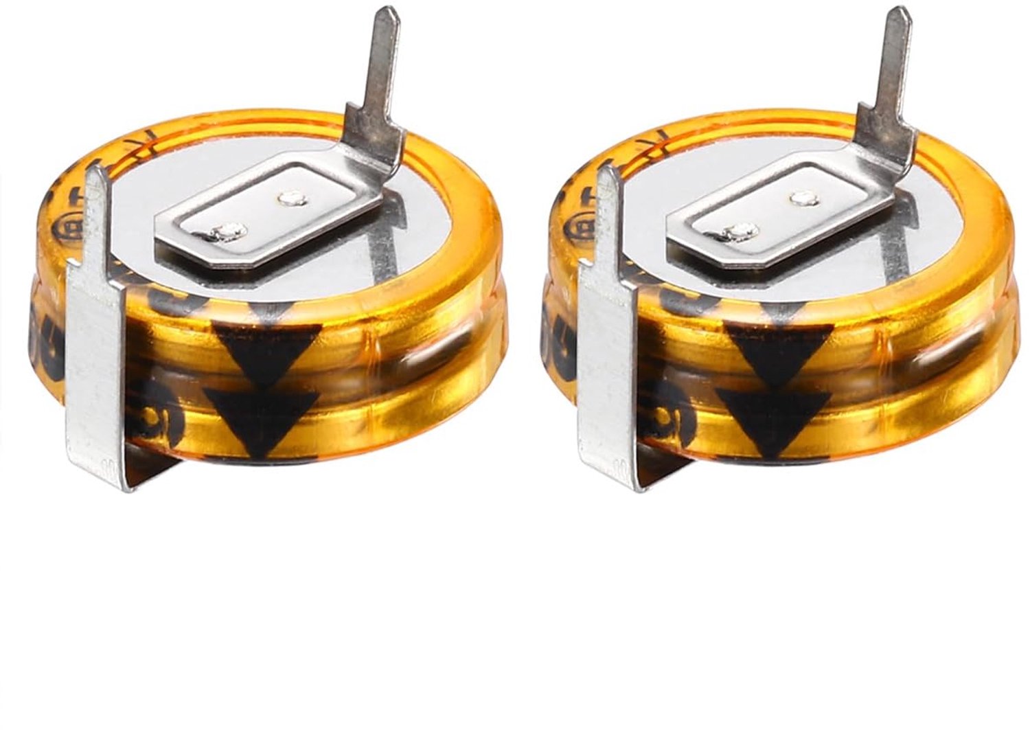 2 Piece Capacitor 5.5V 0.33F V Type Button Capacitor High Energy Low Resistance for AC Motor Smart Display Screen - ShopVlot