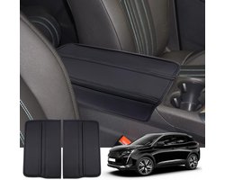 Ruiya Compatibel met Peugeot 3008 5008 2017-2023 508GT 508SW middenarmsteunhoes, armleuningbox deksel 5008 accessoires beschermhoes middenconsole armsteun bescherming