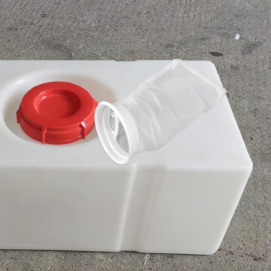 2 Stuks Ibc Tonvattopdeksel met Wasbaar Nylon Filter Afneembare Mesh voor Regenwaterfiltering Veilige Ventilatie Geschikt voor Regenwatertanks Eenvoudig Te Reinigen Breed — afbeelding 3
