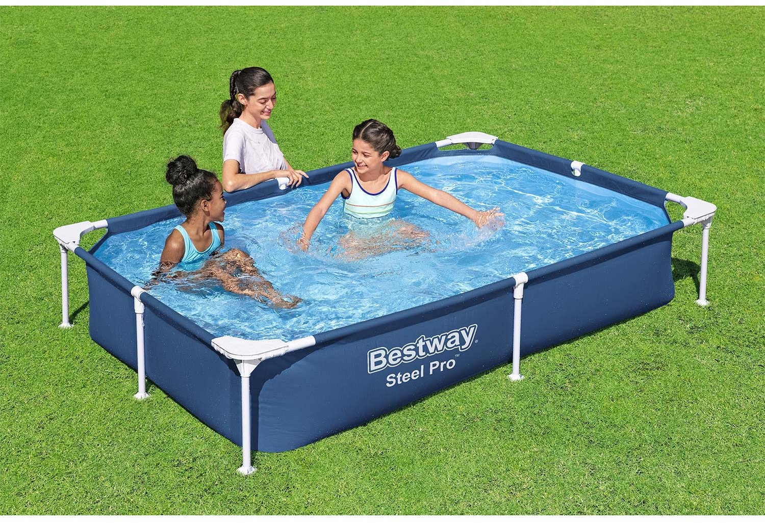 Bestway Steel Pro Piscine - 221x150x43 cm