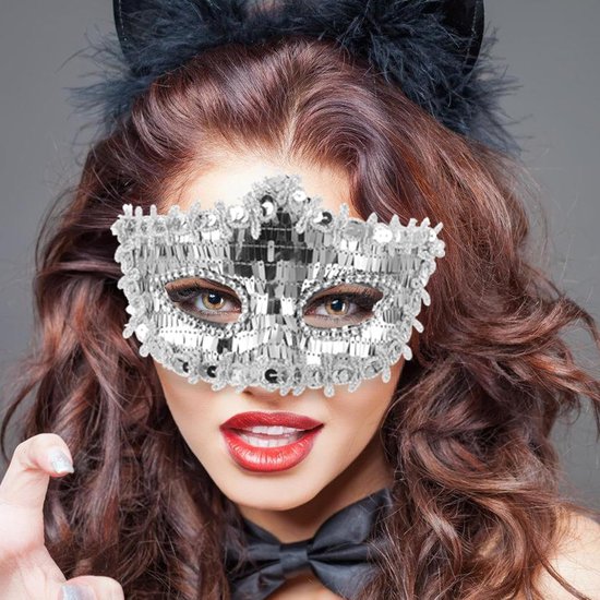5 Stuks Halfmasker Mysterieus Feestmasker voor Vrouwen Kostuummasker voor Halloween Masquerade Prom of — afbeelding 2