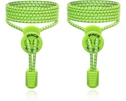 Alphapace Elastische veters, voor volwassenen, voor kinderen, elastisch, wit, zwart, hickies, magische veters