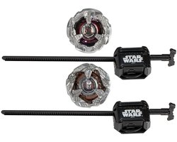 Beyblade X en Star Wars-collab, The Mandalorian 3-60F vs. Moff Gideon 3-80N, multipackset, leeftijd 8+