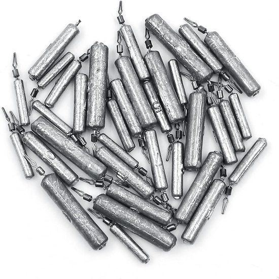 Visgewichten Set voor Drop Shot Vissen - 35 Stuks, Lood Sinker van 3,5 tot 20 g, Perfect voor Vissers en Accessoires — afbeelding 3