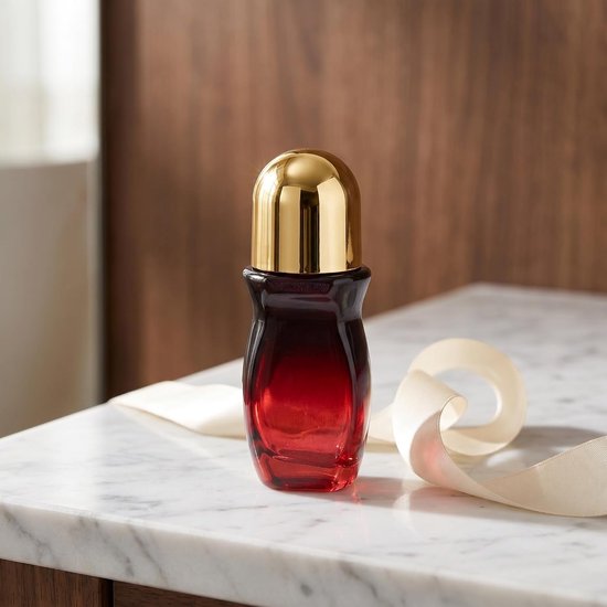 6 Stuks Glazen Flessen voor Essentiële Oliën Hervulbare Aromatherapie Roller met Elegant Verloopglas Goudkleurige Dop Brede Opening voor Eenvoudig Bijvullen Gelijkmatige Dosering — afbeelding 5