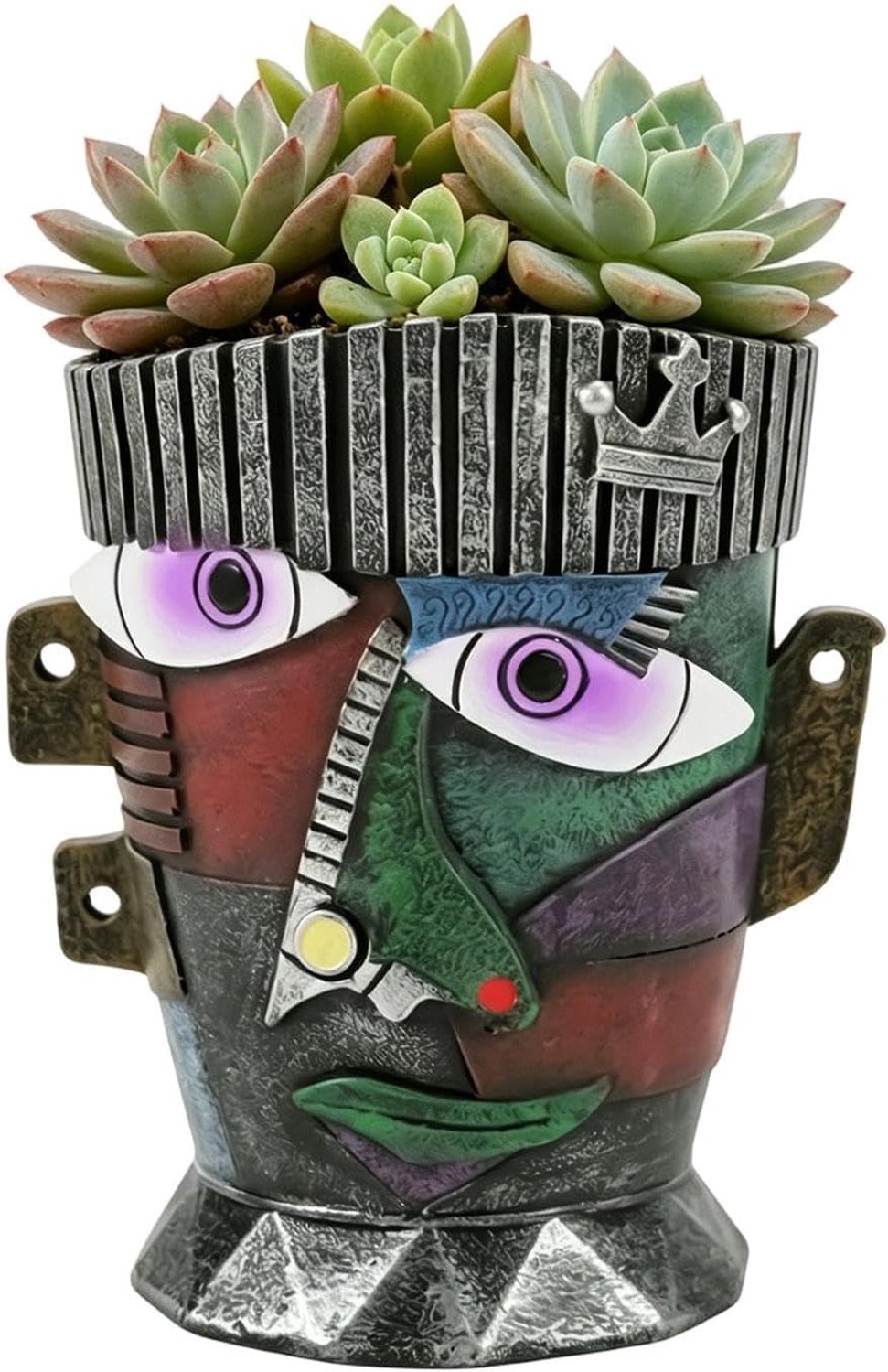 Gezicht Bloempot Abstracte Vaas Ornament