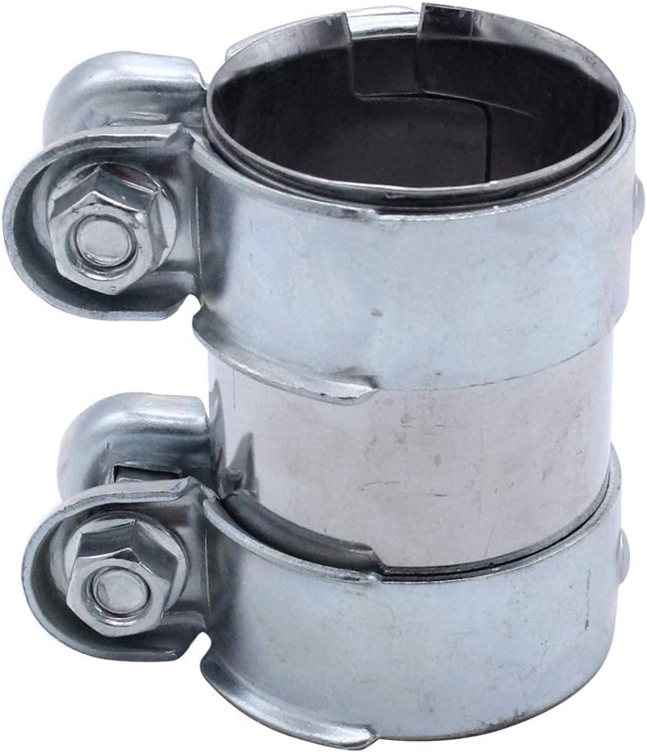 Uitlaatklem 2,25" - Dubbele klem - Ø 55 mm x 95 mm - Ideaal voor uitlaatreparatie - Luxento