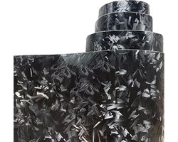 Gesmede carbonfolie,zwart autofolie,150 x 30 cm,vinyle wrap, glanzende carbonfolie,Arespark autostickers, vinylfolie voor motorfiets en auto